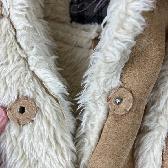 Mng - Mango Faux Shearling  Coat - Picture 8 of 12
